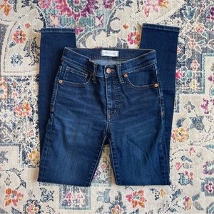 Madewell 9” high rise skinny Jean